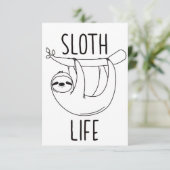 Luiaard Levenskaart Kaart (Staand voorkant)