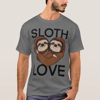 Luiaard Liefde grappig T-shirt