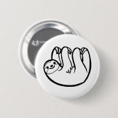 luiaard - Luiaard grappig Ronde Button 5,7 Cm (Voorkant /achterkant)