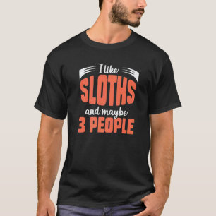 Luiaard Meisje Jongen Ik Hou Van Luiaards En Missc T-shirt