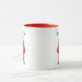 luiaard met sloffee break grappige koffie Mok (Midden)