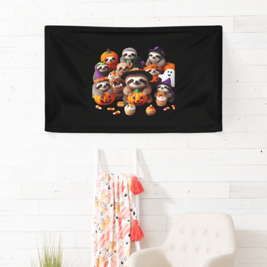 Luiaard Mooie luiheid Klassiek T-shirt Spandoek (Insitu)