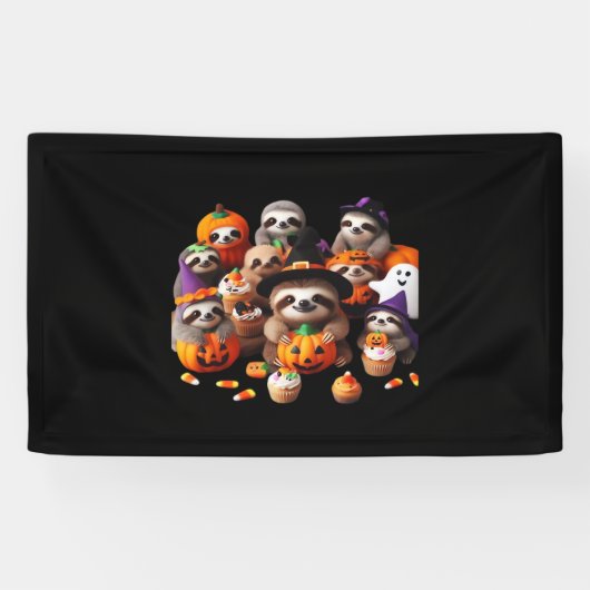 Luiaard Mooie luiheid Klassiek T-shirt Spandoek (Horizontaal)