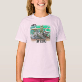 Luiaard Moppige Meisjes T-Shirt