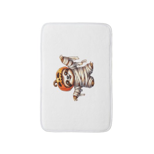 Luiaard Mummy Halloween Classic T-Shirt Badmat (Voorkant Verticaal)