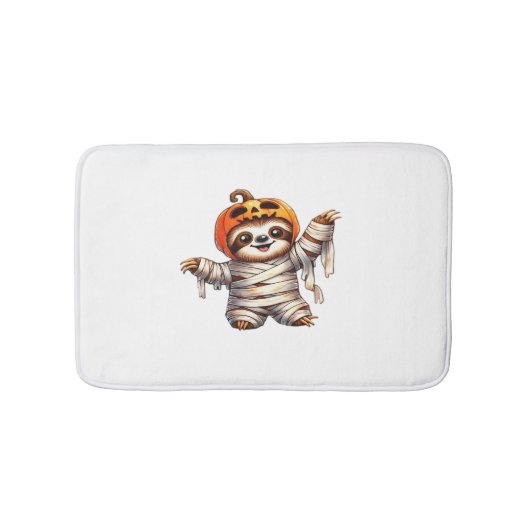 Luiaard Mummy Halloween Classic T-Shirt Badmat (Voorkant)