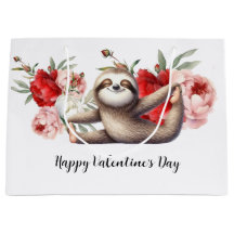 Luiaard op Valentijnsdag