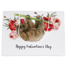 Luiaard op Valentijnsdag