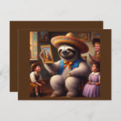 luiaard opa briefkaart (Voorkant / Achterkant)