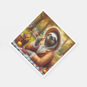 luiaard picknick servet (Hoek)