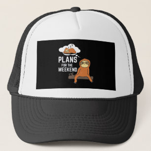 Luiaard Plannen Voor Het Weekend Trucker Pet