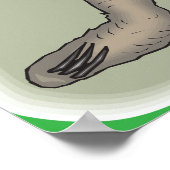 Luiaard poster (Hoek)