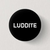 luiaard ronde button 3,2 cm (Voorkant)