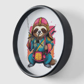 Luiaard Samurai Halloween Unieke Ninja Warrior Dec (Hoek)