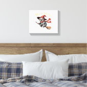 Luiaard Schattige Halloween Witch Funny Essential  Canvas Afdruk (Insitu (Slaapkamer))