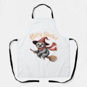 Luiaard Schattige Halloween Witch Funny Essential  Schort (Voorkant)