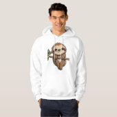 luiaard Schattigee luiaard Schattigee Cartoon Hoodie (Voorkant volledig)