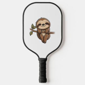 luiaard Schattigee luiaard Schattigee Cartoon Pickleball Paddle