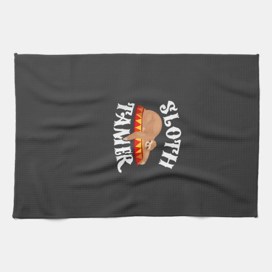 Luiaard Tamer Circus Kermis Kostuum Luie Luiaards  Theedoek (Horizontaal)