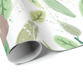 Luiaard thema cadeaupapier (Rol Hoek)