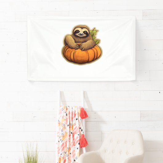 Luiaard thema Halloween Oversized T-Shirt_1 Spandoek (Insitu)
