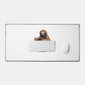 Luiaard thema Halloween Oversized T-Shirt Bureaumat (Keyboard & Muis)