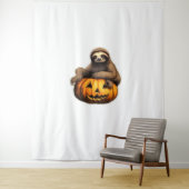 Luiaard thema Halloween Oversized T-Shirt Wandkleed (In situ)