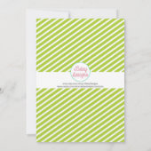 Luiaard thema Kinderverjaardag Kaart (Achterkant)