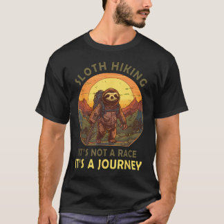 Luiaard Wandelteam Het Is Geen Wedstrijd Het Is Ee T-shirt