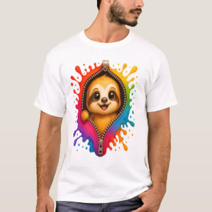 Luiaard Waterverf T-shirt