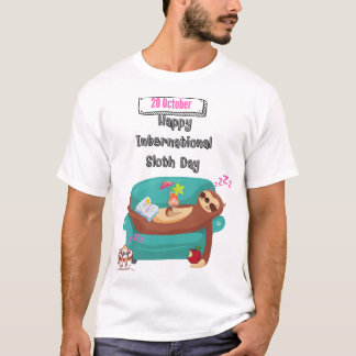 luiaardervaringsdag t-shirt