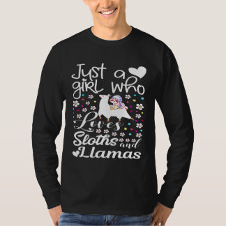 Luiaardliefhebber  Gewoon een meisje dat van luiaa T-shirt