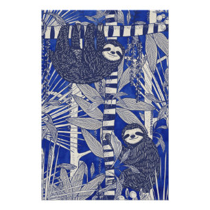 Luiaards in de jungle perfect poster