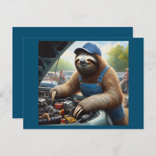 luiaarmonteur briefkaart (Voorkant / Achterkant)