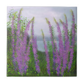  luibloemen door het meer tegeltje (Voorkant)