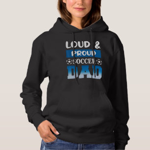 Luid en fors Voetbal Sport Spelt pap vader Hoodie