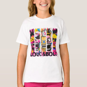 Luid en gedurfd - Graffiti Street Art Design T-shirt