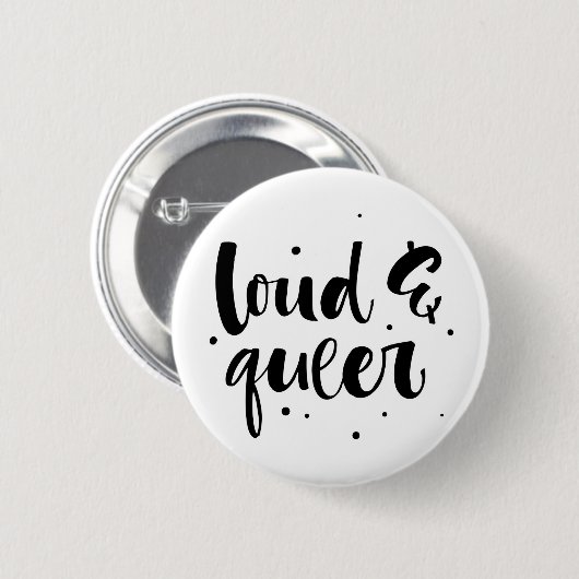 Luid en queer ronde button 5,7 cm (Voorkant /achterkant)