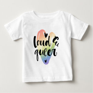 Luid en queer Waterverf Hart
