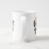 Luid en queer | Waterverf Hart Extra Grote Beker (Achterkant)