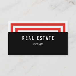 Luid en rood visitekaartje