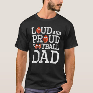 Luid En Trots Voetbal Vader Game Seizoen Vintage V T-shirt