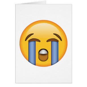 Luid huilend gezicht - Emoji