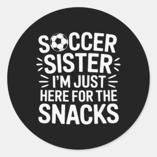 Luid Juichende Voetbal Zus Ik Ben Hier Toch Voor D Ronde Sticker