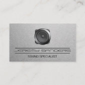 Luidspreker Logo Visitekaartje (Voorkant)