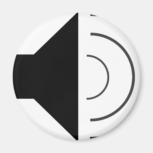 Luidspreker volume-up magneet (Voorkant)