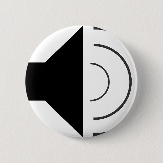 Luidspreker volume-up ronde button 5,7 cm (Voorkant)