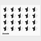 Luidspreker volume-up ster sticker (Vel)