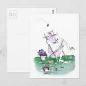 luie botten - cricket, tony fernandes briefkaart (Voorkant / Achterkant)