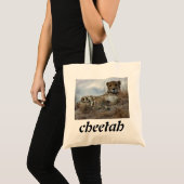 luie cheeta, cheetah tote bag (Voorkant (product))